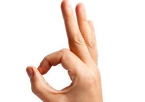 Fingerring für Übungen zur Penisvergrößerung.